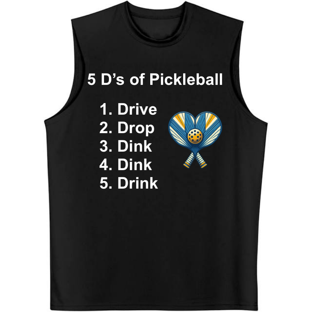 5 D's of Pickleball Tank Top