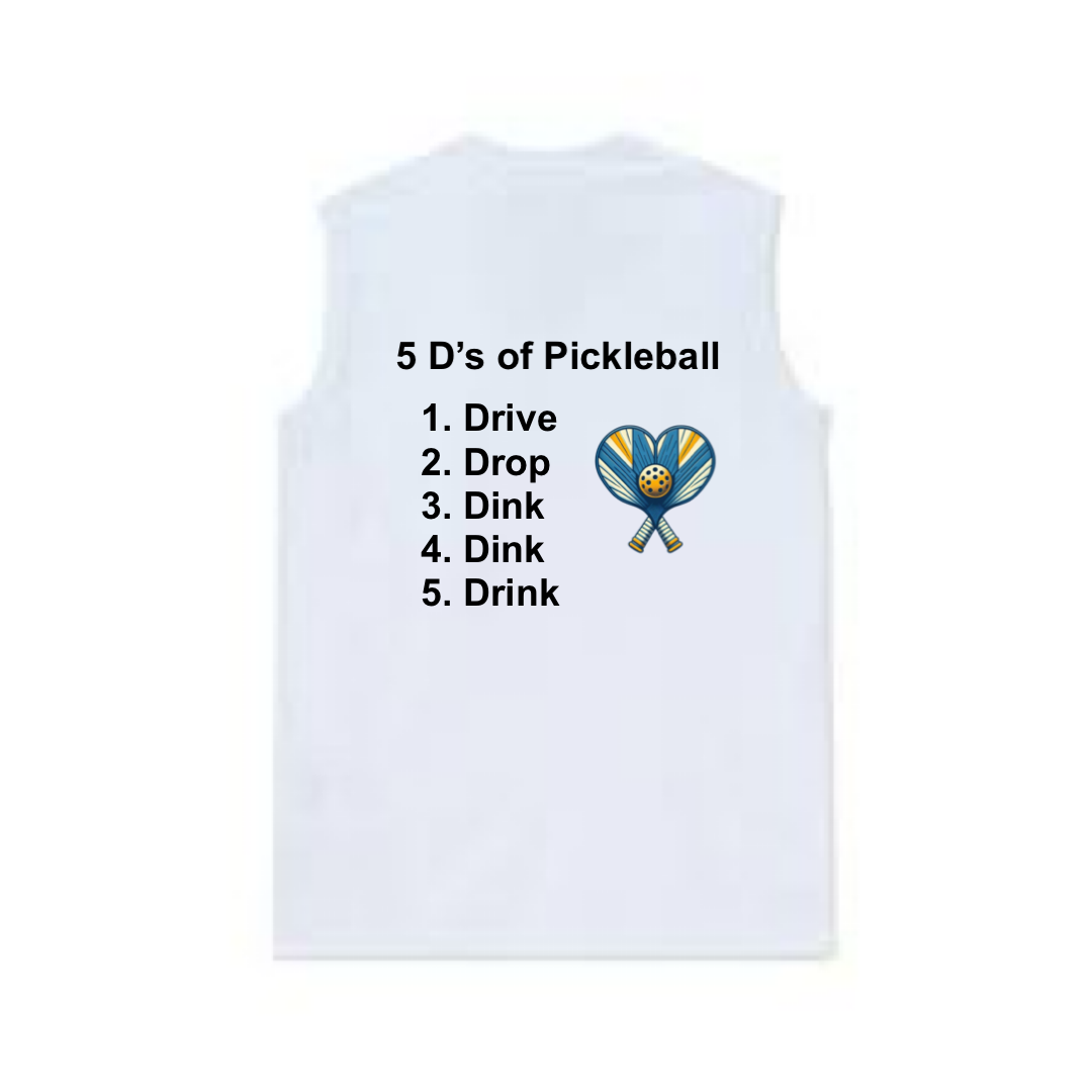 5 D's of Pickleball Tank Top