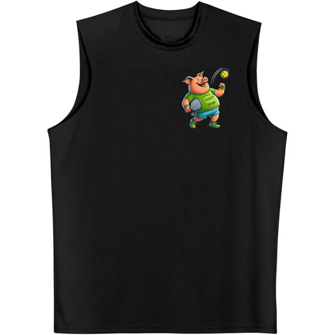 Court Hogs Chest Logo Pickleball Tank Top