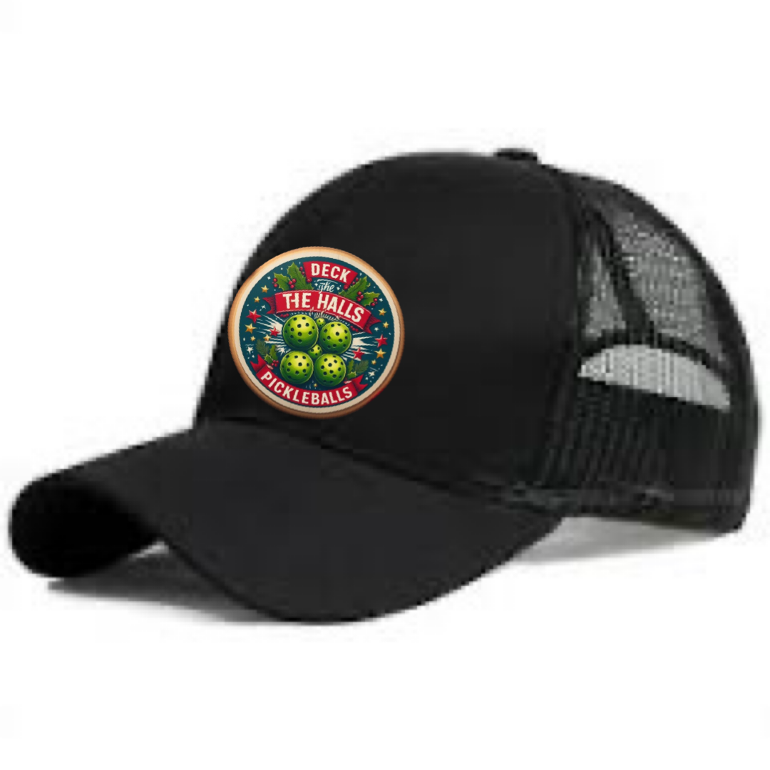 Deck the Halls with Pickleballs Hats