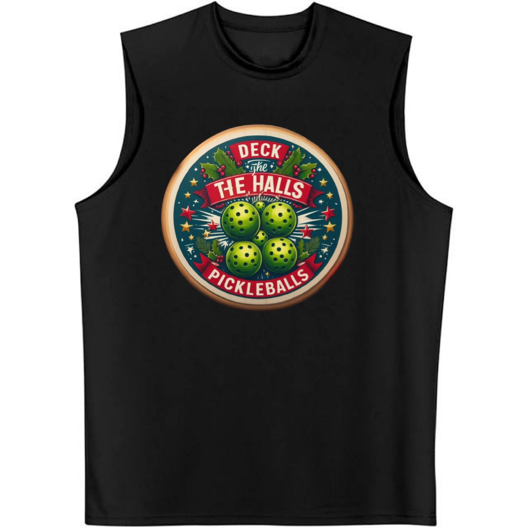 Deck the Halls with Pickleballs Tank Top