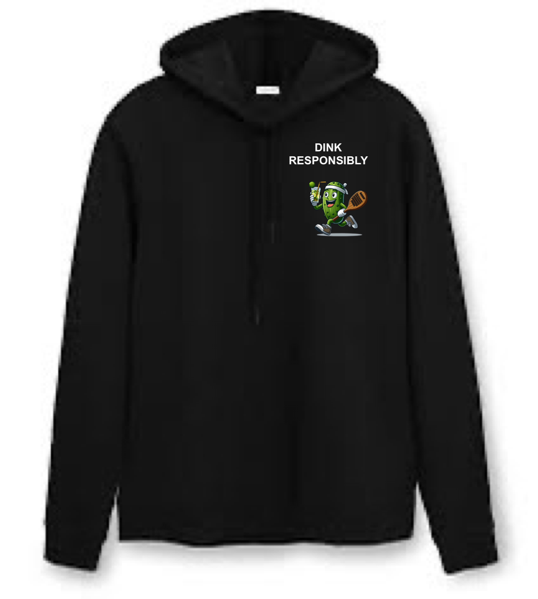 Dink Responsibly Chest Logo Pickleball Hoodie