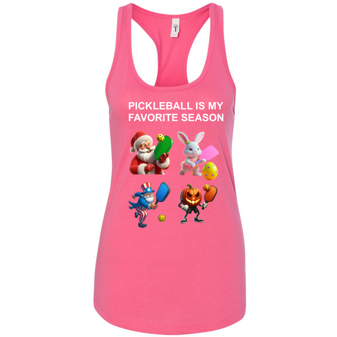 Favorite Season is Pickleball Women's Racerback Shirt