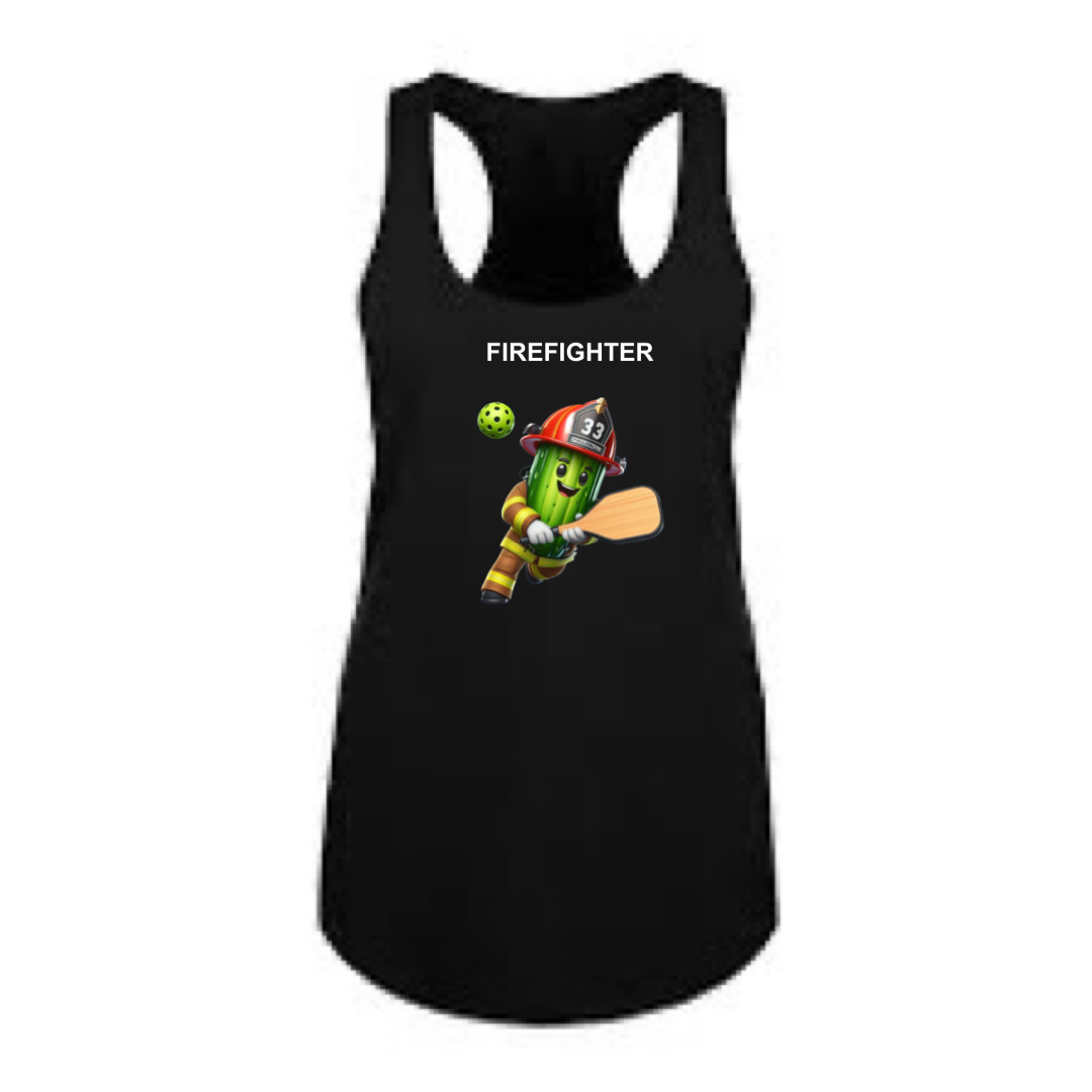 Firefighter Women's Racerback Shirt