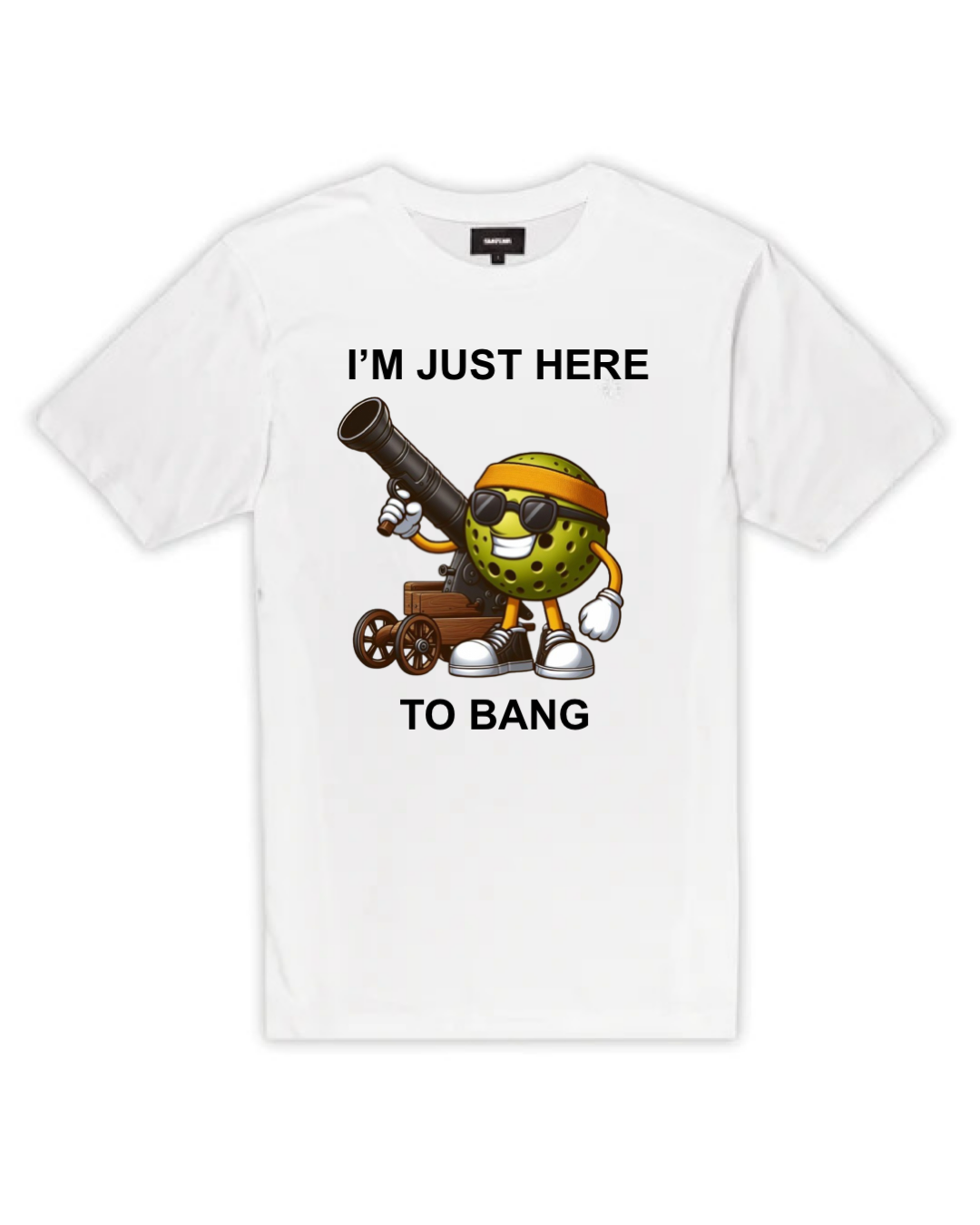 I'm Just Here to Bang Pickleball Short Sleeve T-Shirt