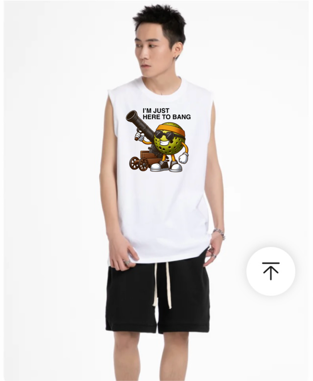 I'm Just Here to Bang Pickleball Tank Top