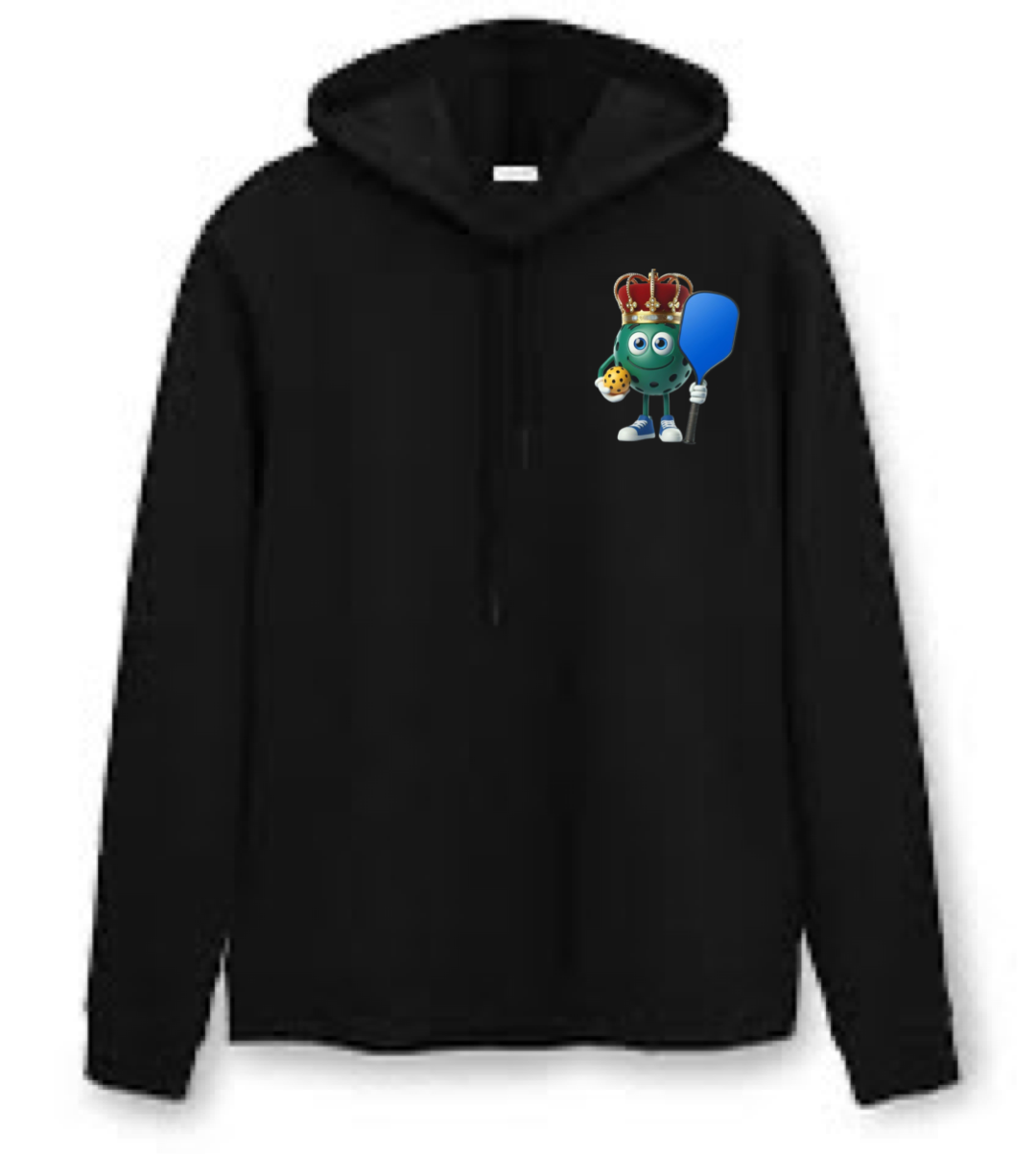 Pickleball King Chest Logo Hoodie