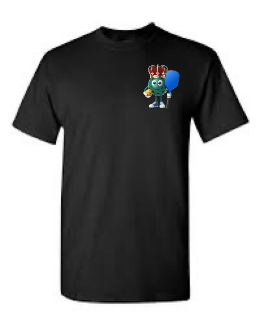 Pickleball King chest logo Short Sleeve T-Shirt