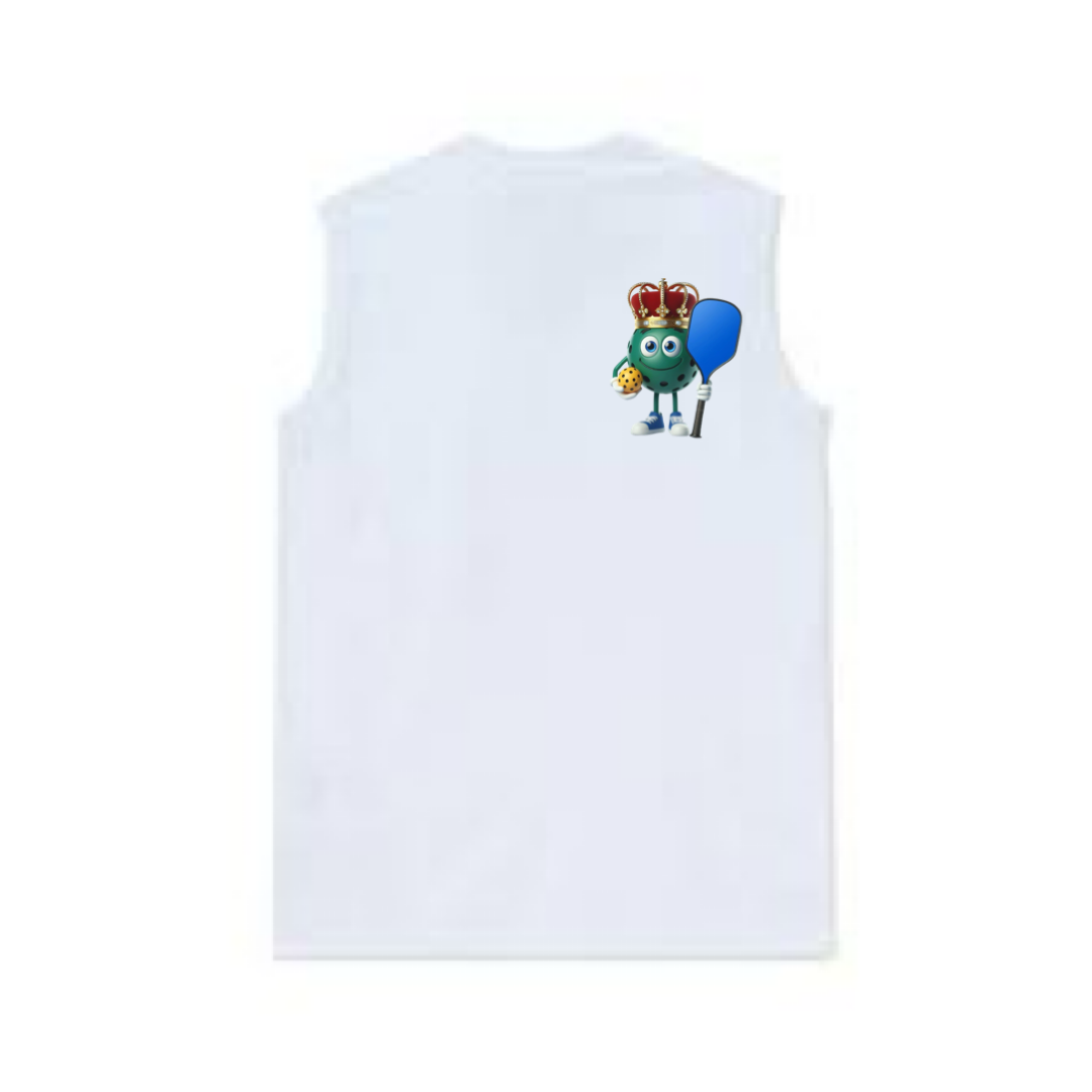 Pickleball King Chest Logo Tank Top
