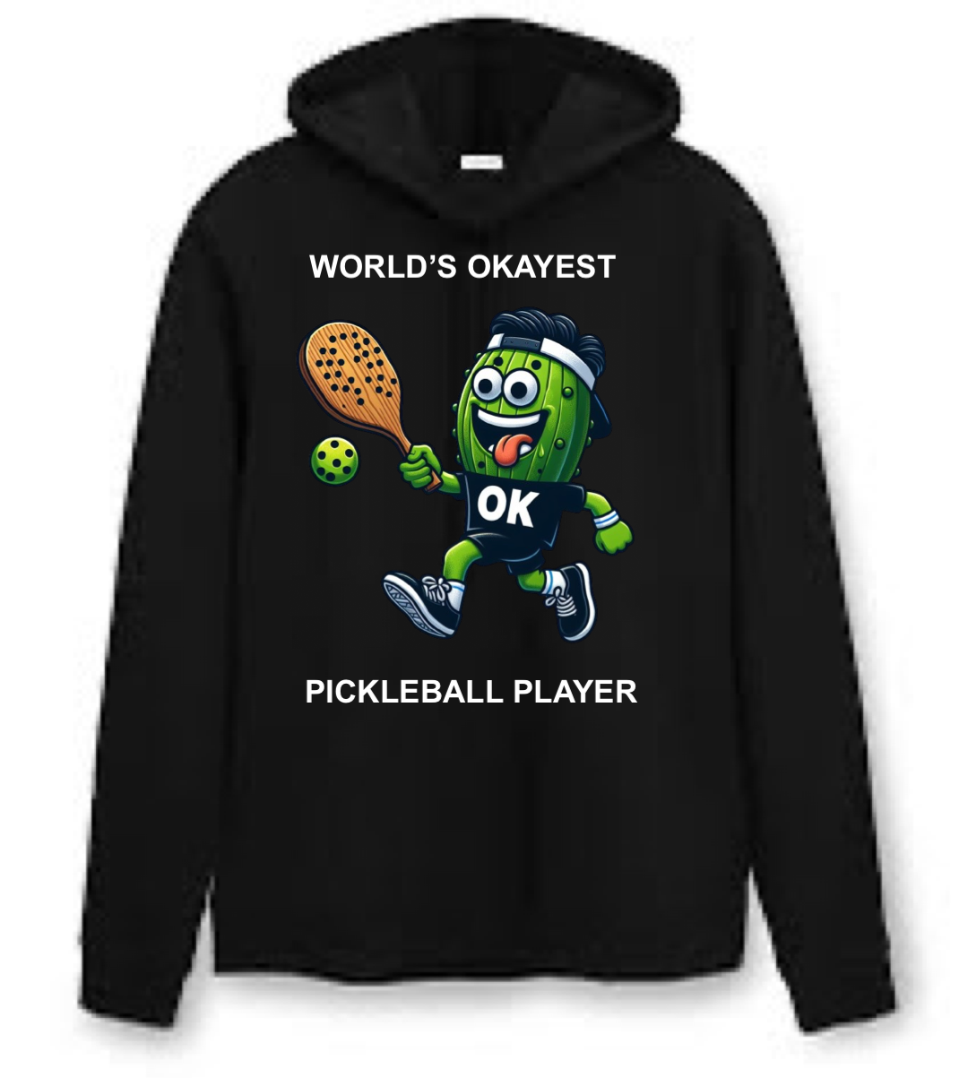 World's Okayest Pickleball Player Hoodie