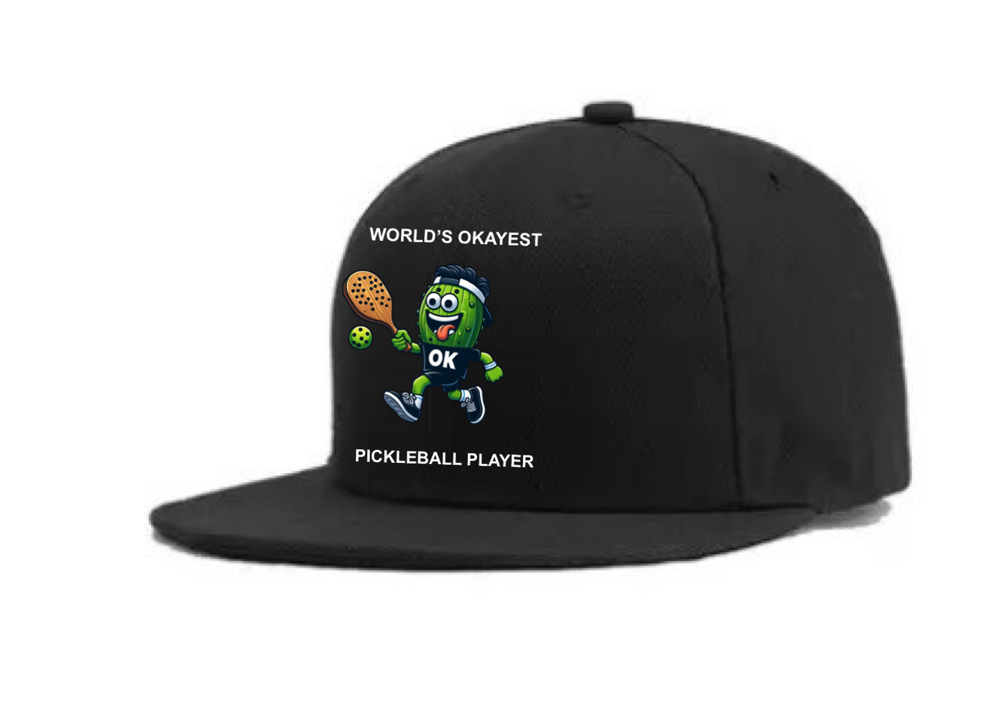 World's Okayest Pickleball Player Hats