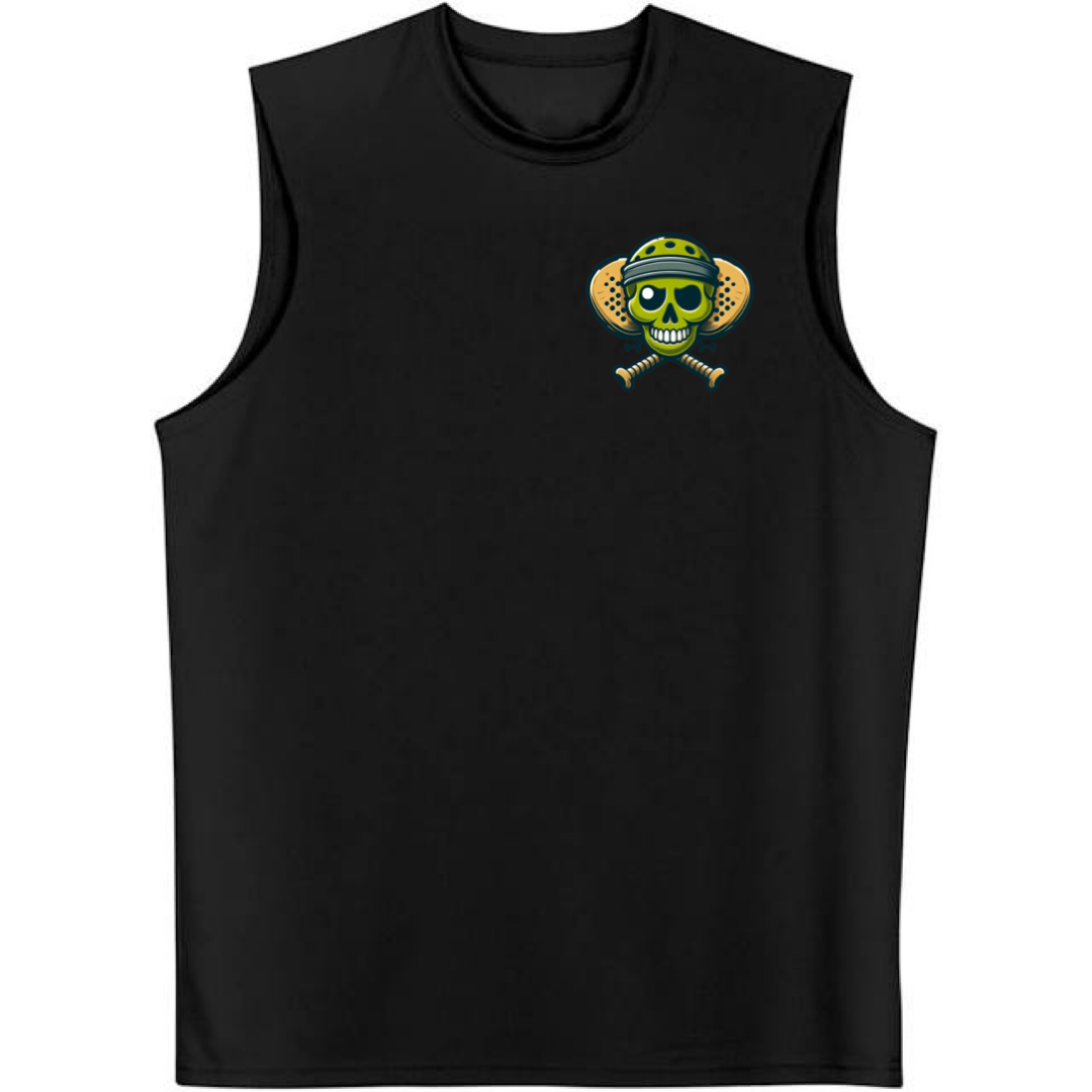 Pickle Pirate Chest Logo Pickleball Tank Top