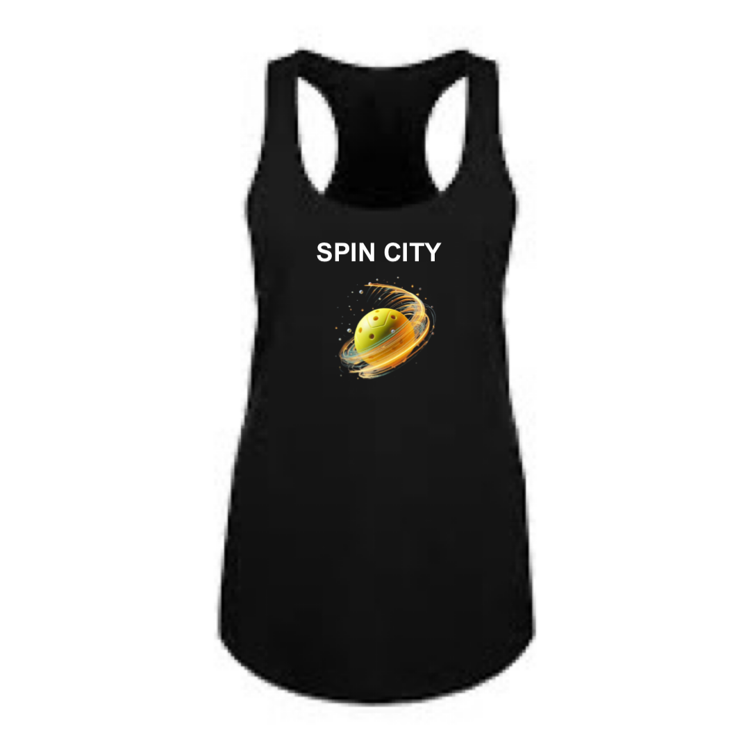 Spin City Women's Racerback Shirt