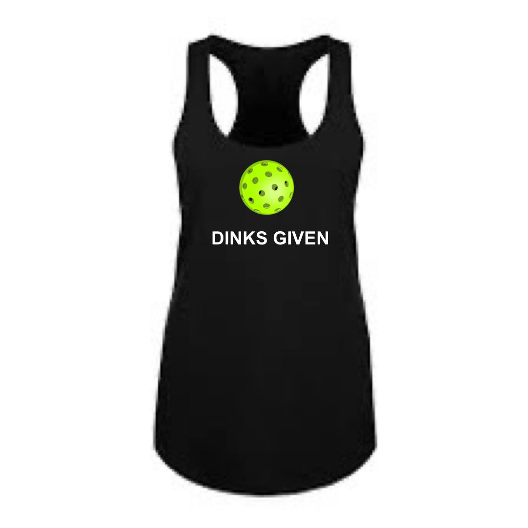 0 Dinks Given Women's Racerback Shirt