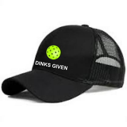 0 Dinks Given Pickleball Hats