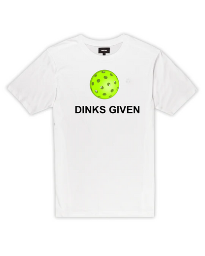 0 Dinks Given Pickleball Short Sleeve T-Shirt