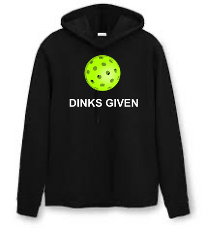 0 Dinks Given Pickleball Hoodie