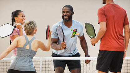 Firefighter chest logo Pickleball Short Sleeve T-Shirt