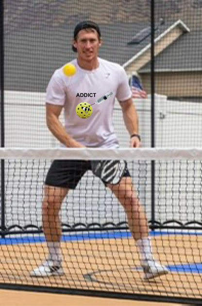 Pickleball Addict Short Sleeve T-Shirt