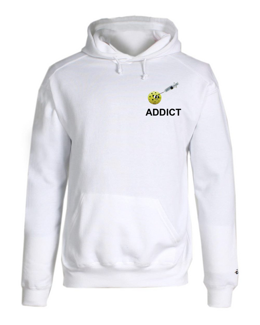 Pickleball Addict Chest Logo Hoodie