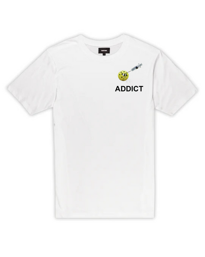 Pickleball Addict chest logo Short Sleeve T-Shirt