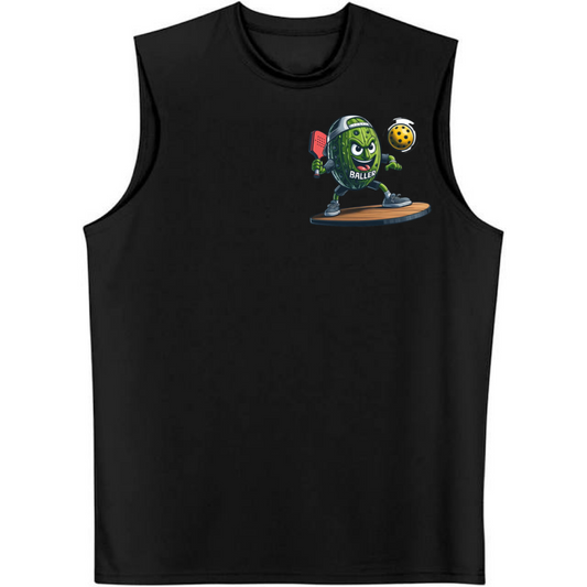 Pickleballer Chest Logo Tank Top