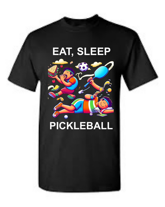 Eat Sleep Pickleball Repeat Short Sleeve T-Shirt