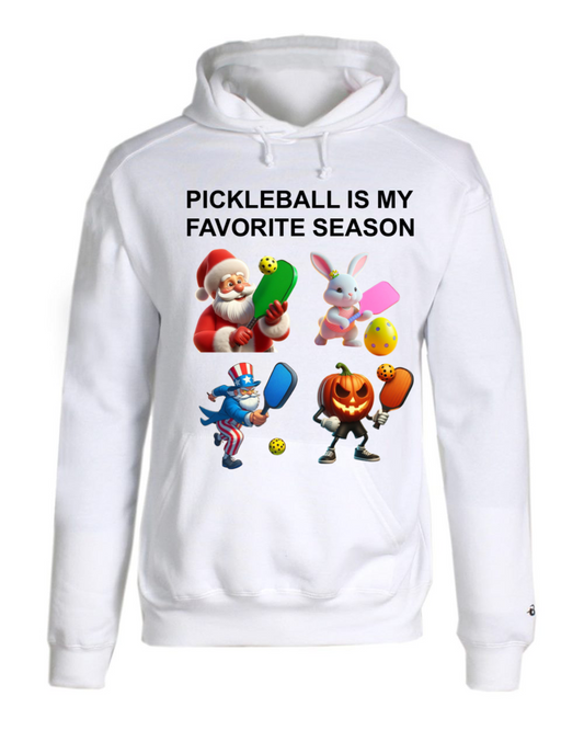 Favorite Season is Pickleball Hoodie