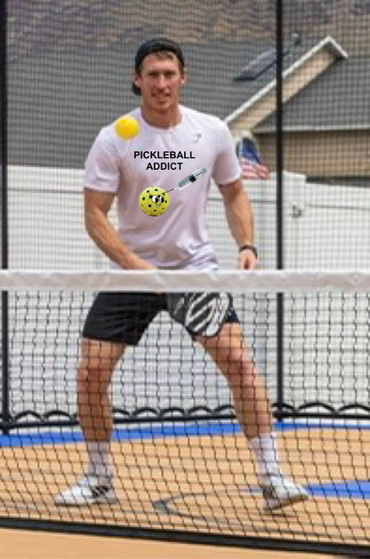 Pickleball Addict Short Sleeve T-Shirt