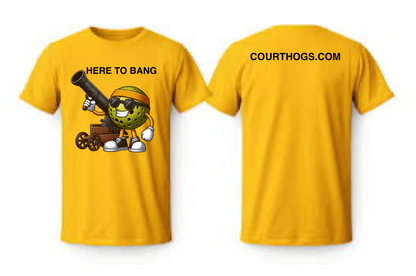 I'm Just Here to Bang Pickleball Short Sleeve T-Shirt
