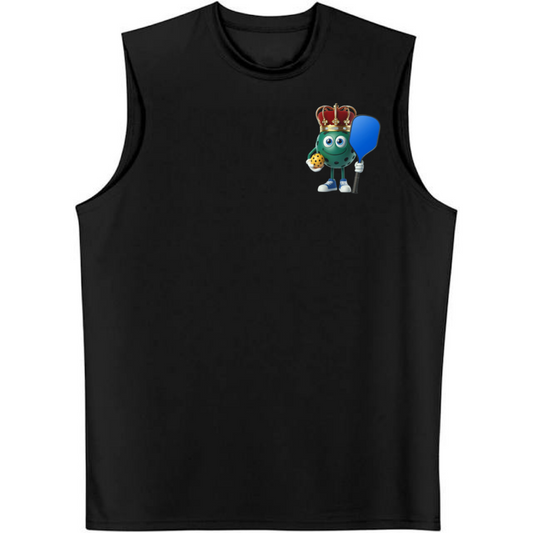 Pickleball King Chest Logo Tank Top