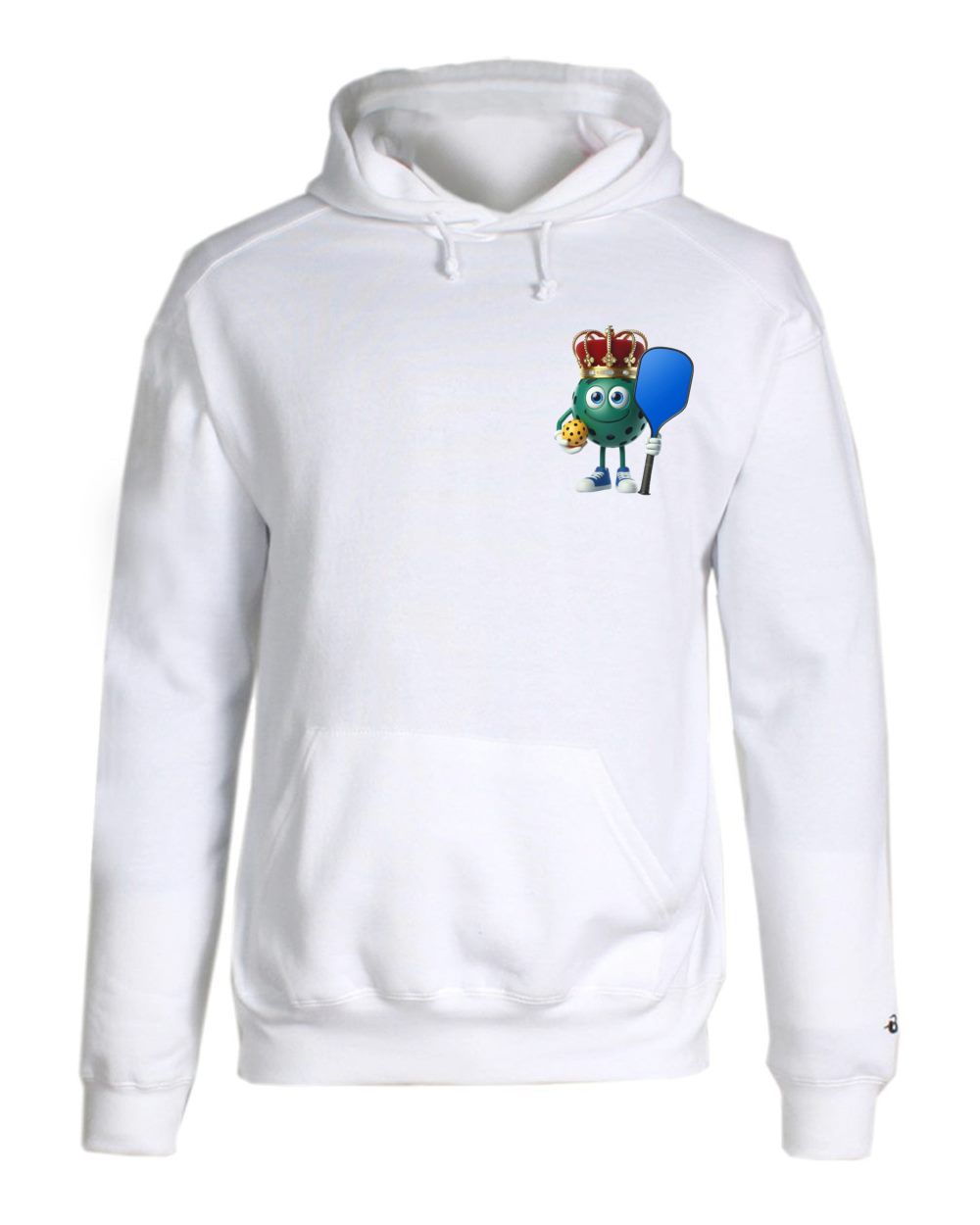 Pickleball King Chest Logo Hoodie