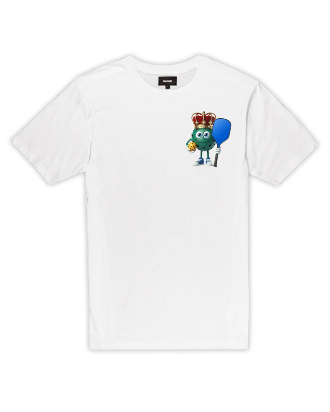Pickleball King chest logo Short Sleeve T-Shirt