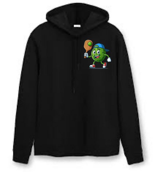 Pickle Dude Chest Logo Pickleball Hoodie