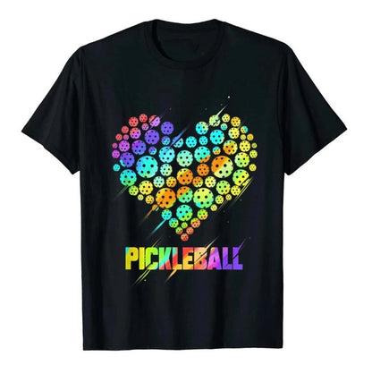 Pickleball Heart Short Sleeve T-Shirt