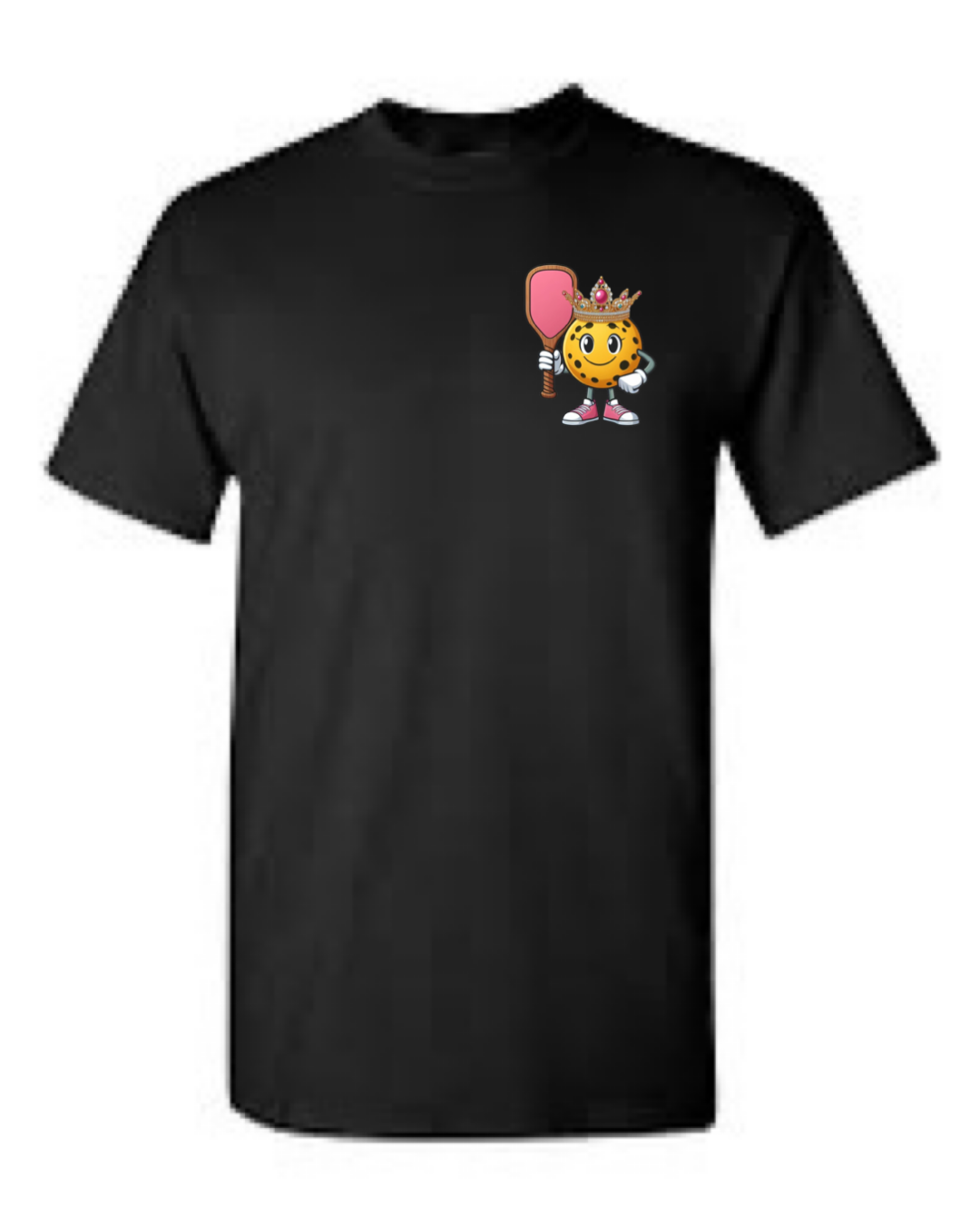 Pickleball Princess chest logo Short Sleeve T-Shirt