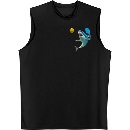 Pickleshark Chest Logo Tank Top