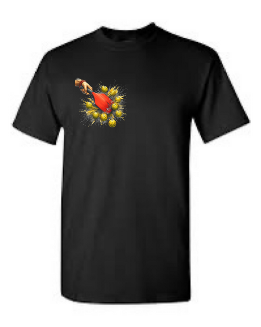 Smashin Balls chest logo Pickleball Short Sleeve T-Shirt