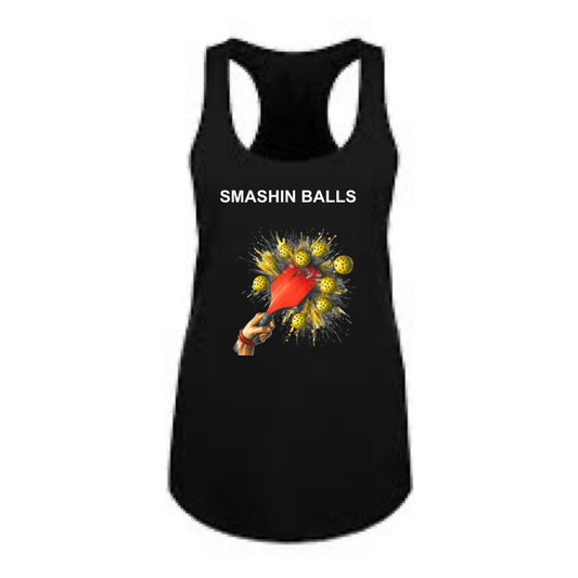 Smashin Balls Women's Racerback Shirt