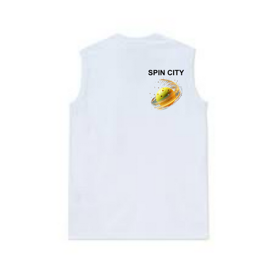 Spin City Chest Logo Pickleball Tank Top